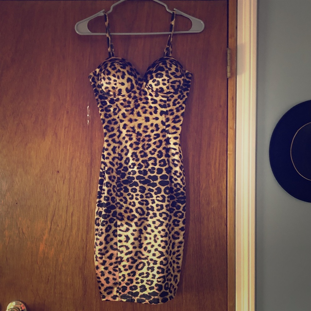 NWT fashion nova cheetah dress